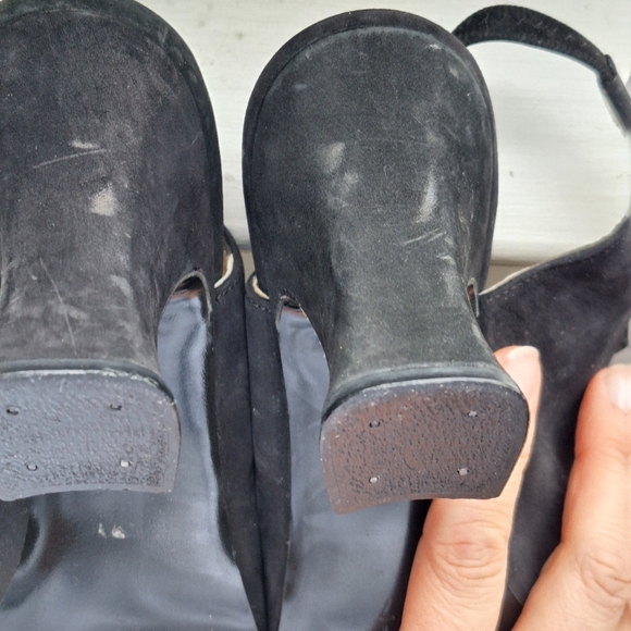 Black Suede 1940 Black Women's Shoes - Picture 7 of 9